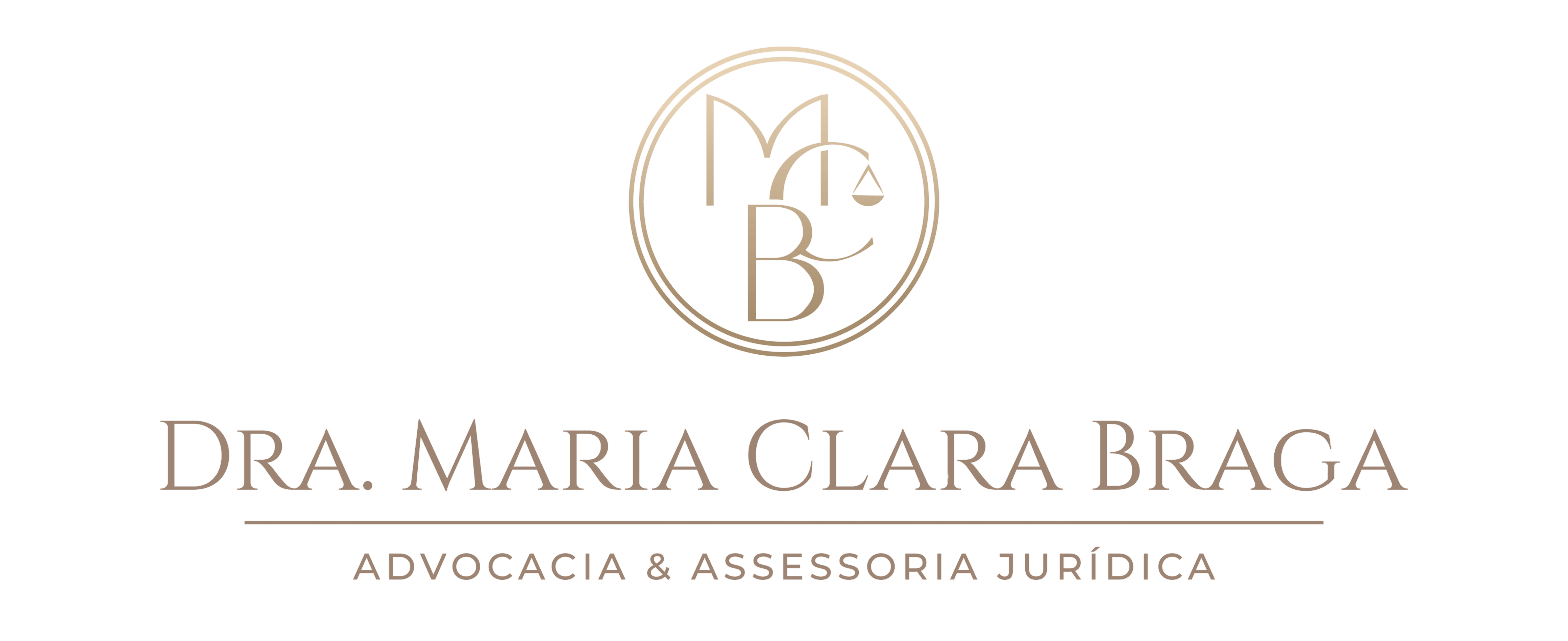 Logotipo Dra. Maria Clara Braga, Advocacia e Assessoria Jurídica